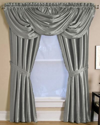 Draping Silk Curtains Image